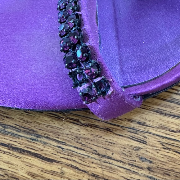 Escada Women's Violet Strappy Heels - Picture 7 of 8